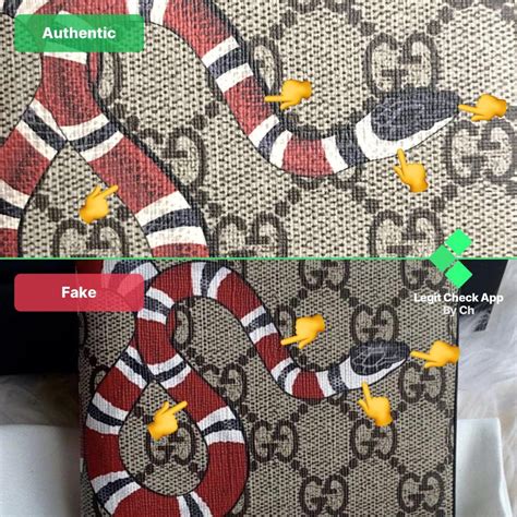 gucci wallet snake real vs fake|gucci knockoff wallet.